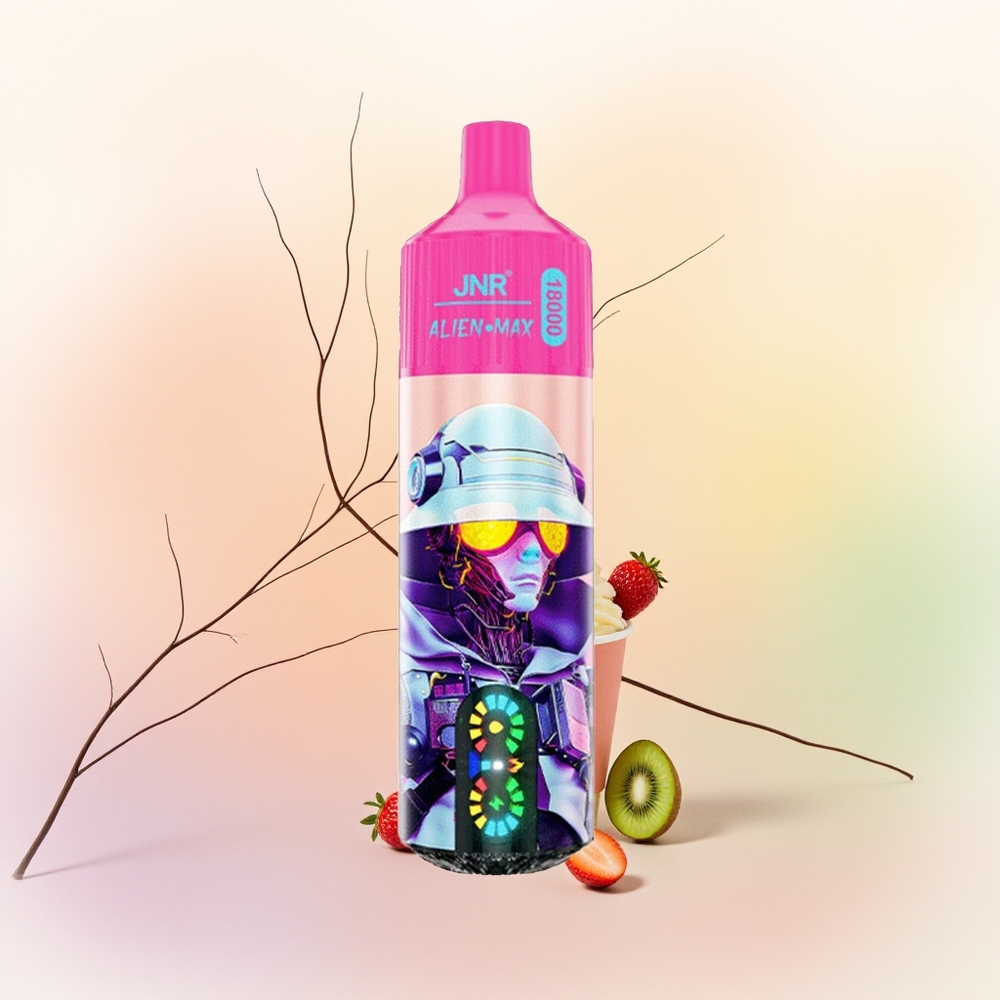 JNR Alien Max 18000 فراولة كيوي مع شاشة LED ذكية