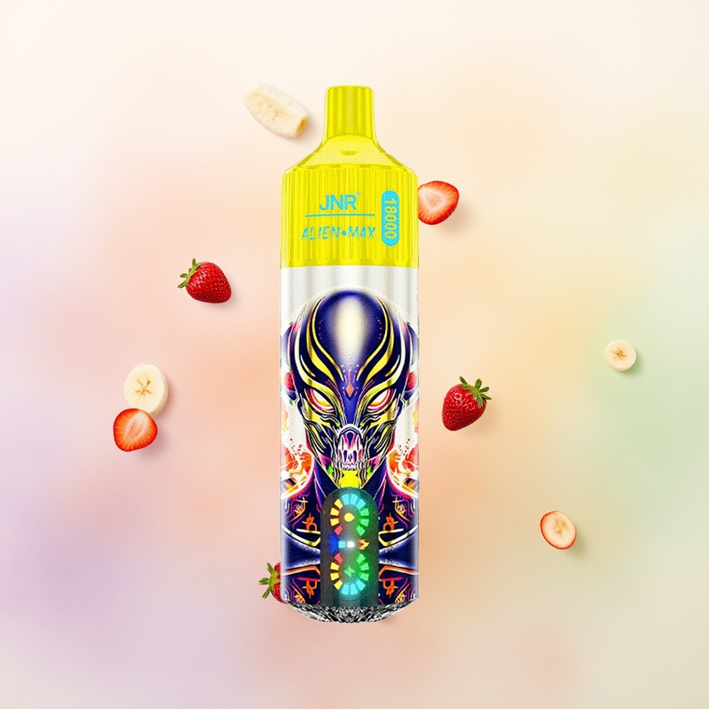 JNR Alien Max 18000 فراولة موز مع شاشة LED ذكية