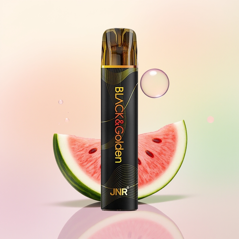 JNR BlackGolden 600+200 علكة فقاعات البطيخ مع سعة بطارية 550 مللي أمبير