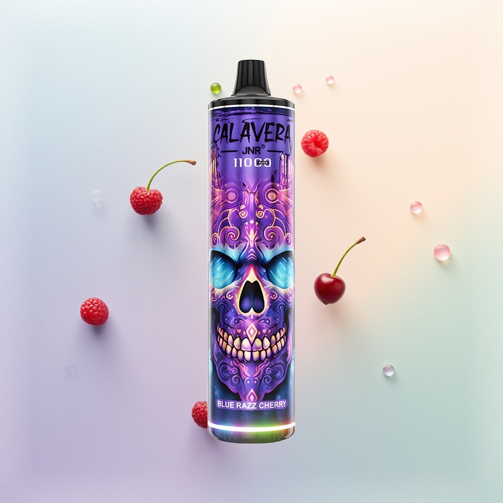 JNR Calavera 11000 أزرق توت الكرز بشاحن نوع سي