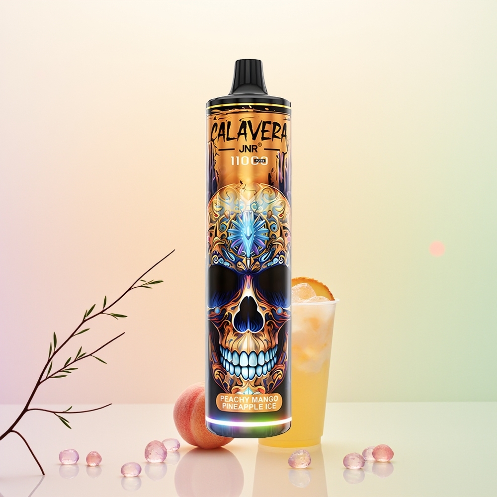 JNR Calavera 11000 الخوخ والمانجو والأناناس الجليد مع شاحن نوع سي