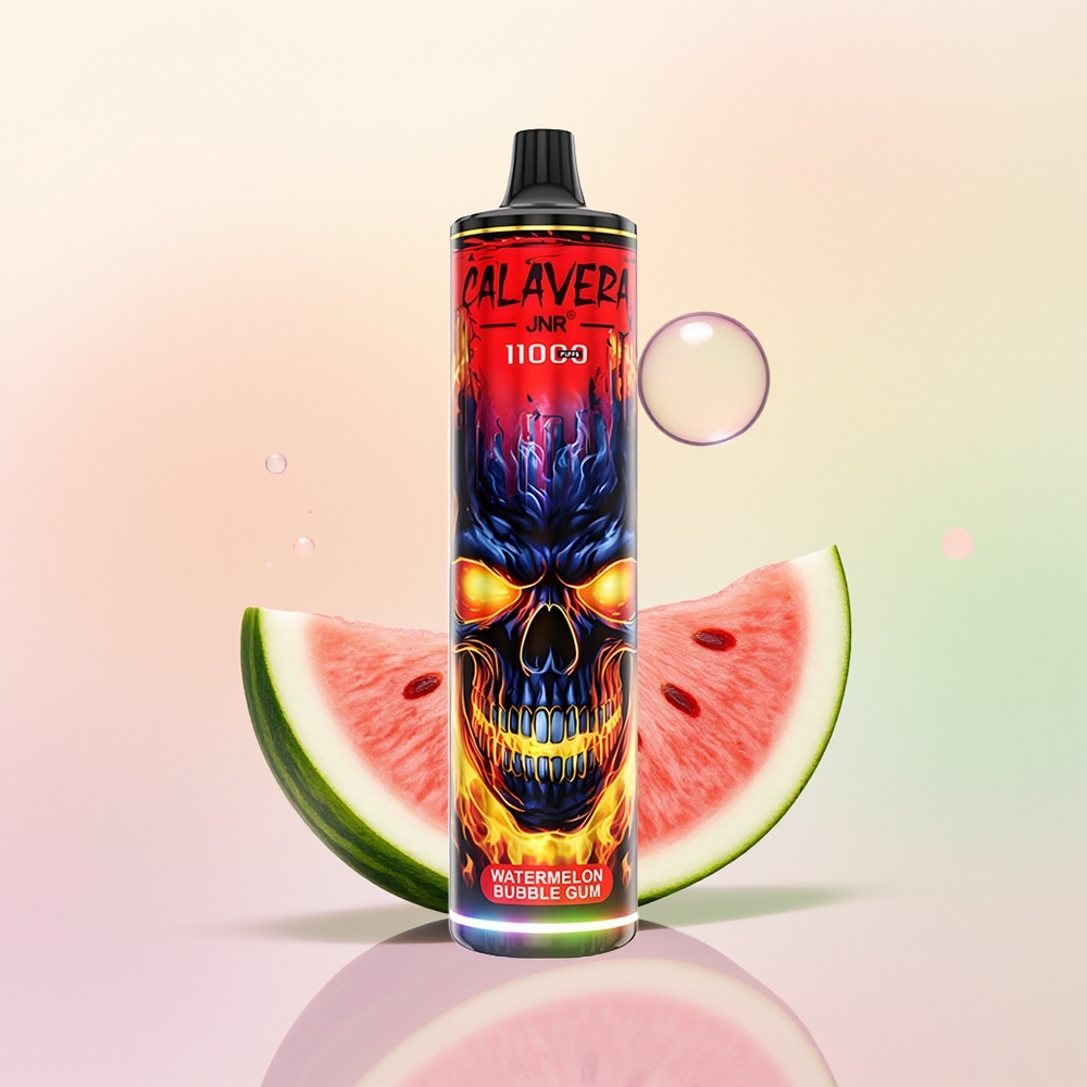 JNR Calavera 11000 بطيخ علكة فقاعات بشاحن نوع سي