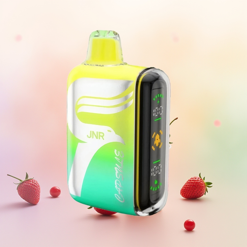 JNR Capsule 15000 فراولة توت عُلّيق كرز شاشة ذكية