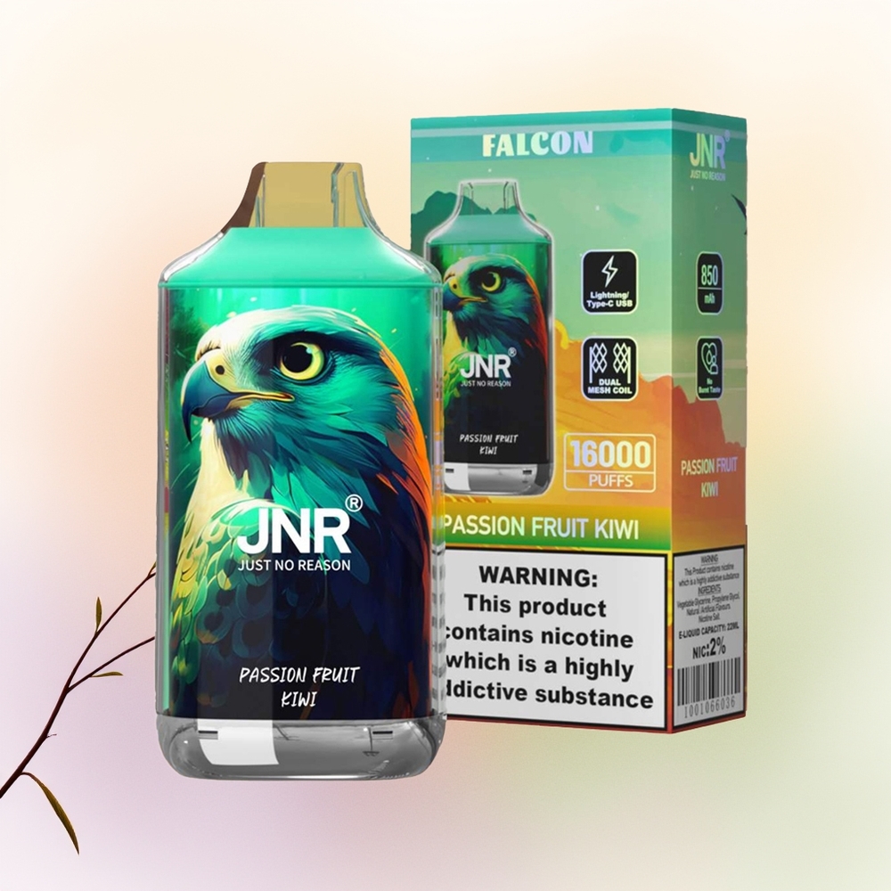 JNR Falcon 16000 جوافة فاكهة العاطفة مع شاشة LED ذكية