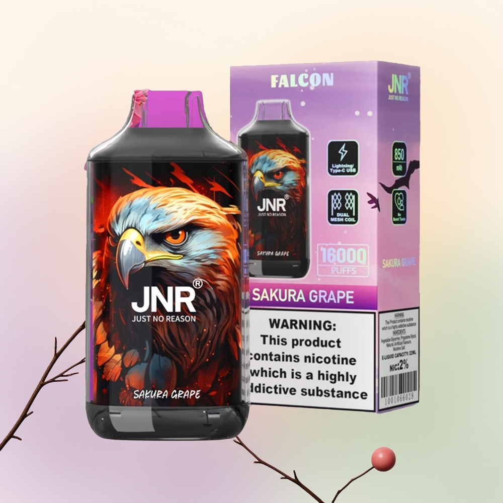 JNR Falcon 16000 كرز العنب الذكي 850 مللي أمبير
