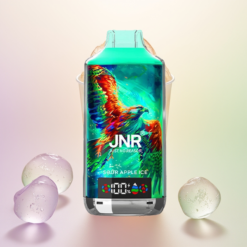 JNR Falcon X 18000 تفاح حامض جليد مع 24 مل
