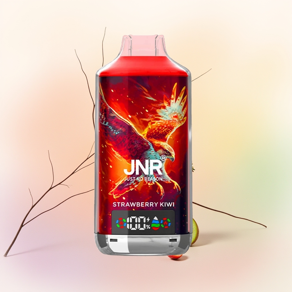JNR Falcon X 18000 فراولة كيوي 24 مل شبكة مزدوجة