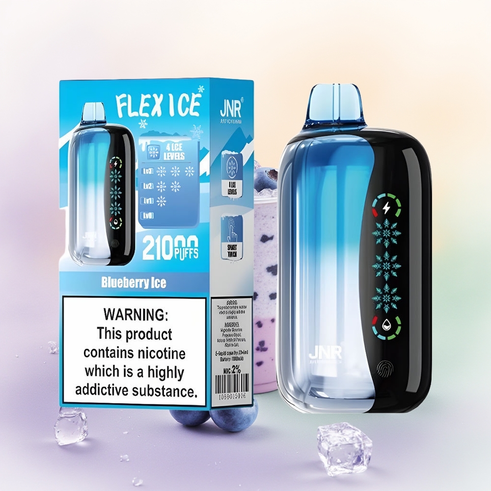 JNR Flex Ice 21000 تُوت أزرق جليدي مع شاشة لمس