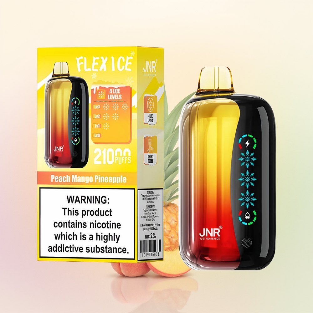 JNR Flex Ice 21000 خوخ مانجو أناناس مع شاشة لمس