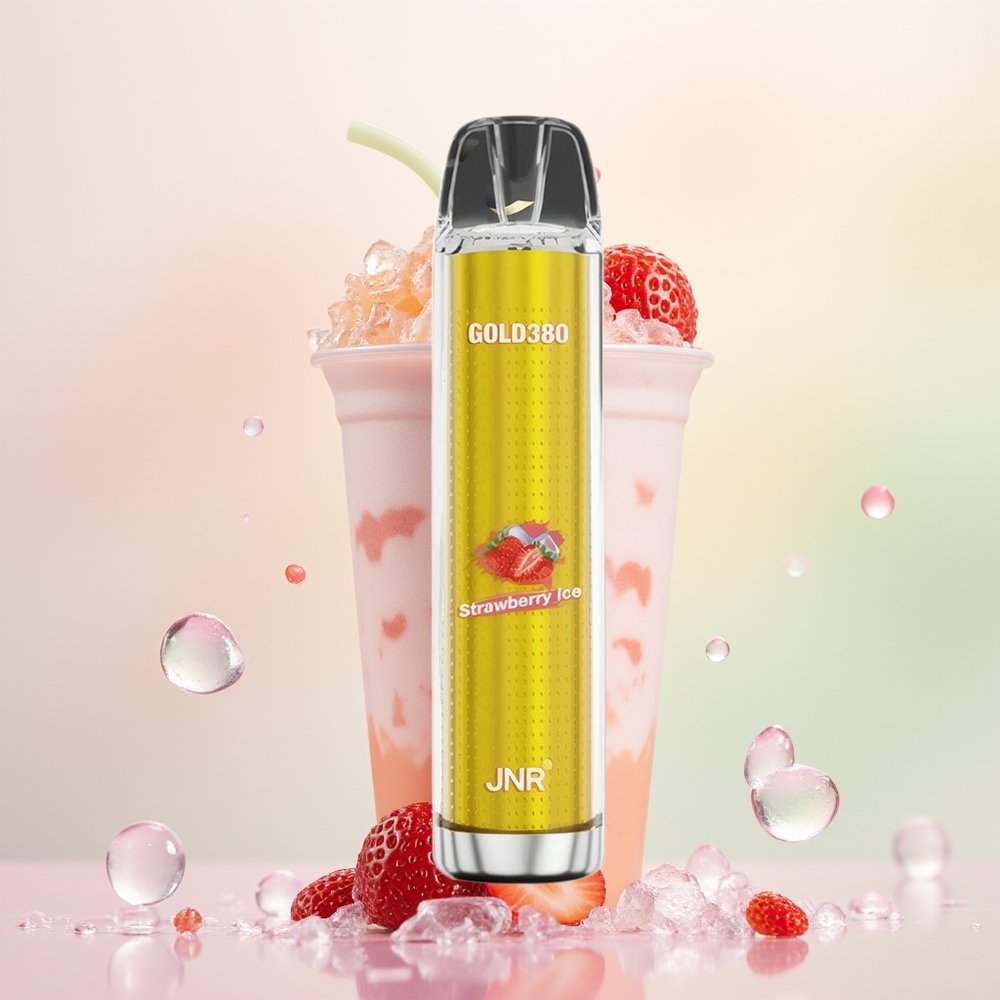 JNR Glod380 6000 آيس كريم الفراولة مع 13مل عصير