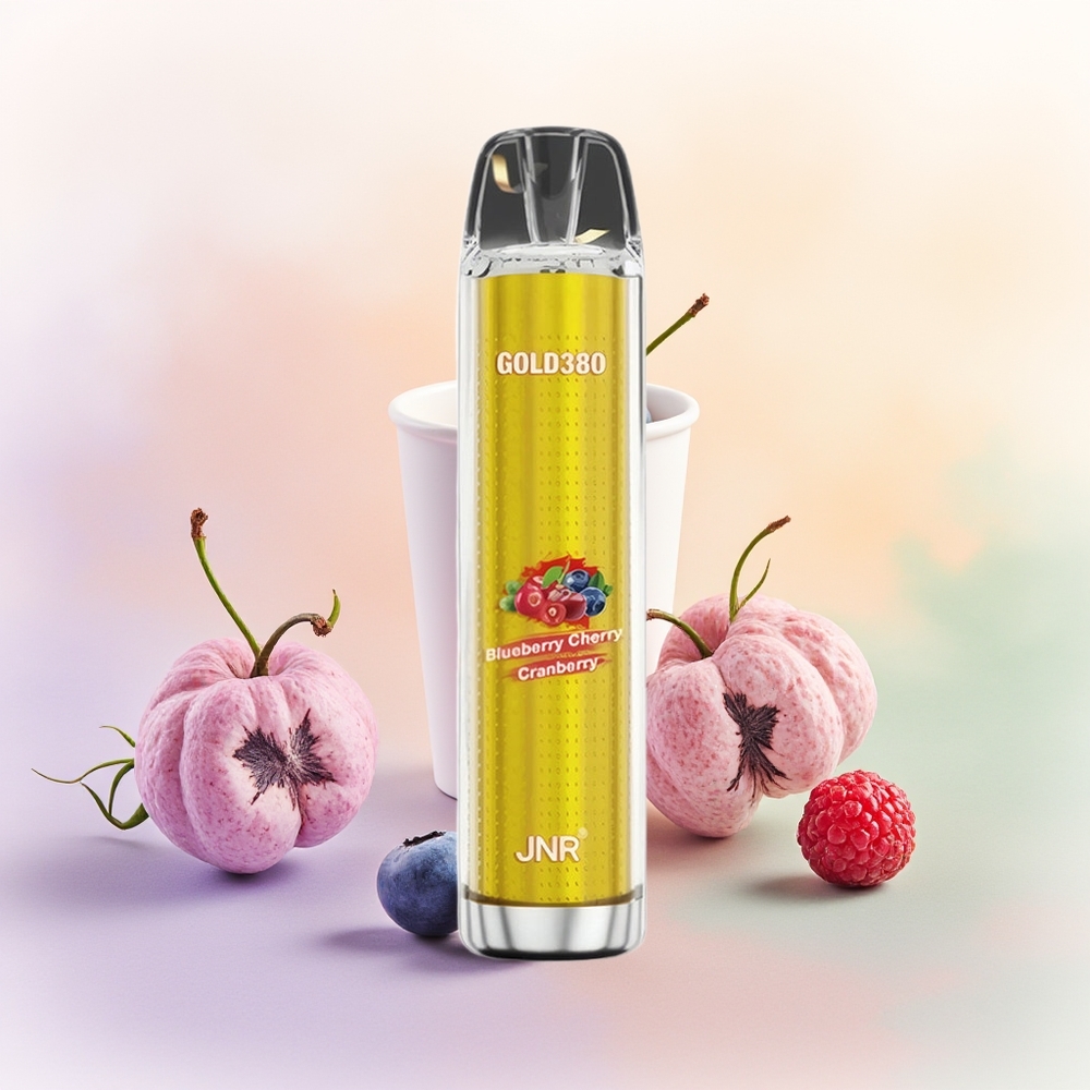 JNR Glod380 6000 العليقة التوت البري الكرزية مع 13 مل من السائل