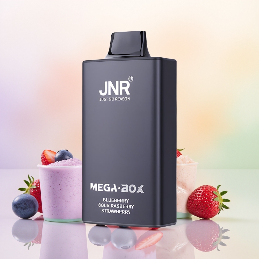 JNR Mega Box 25000 العليقة الحامضة بالتوت والفراولة مع شحن سريع