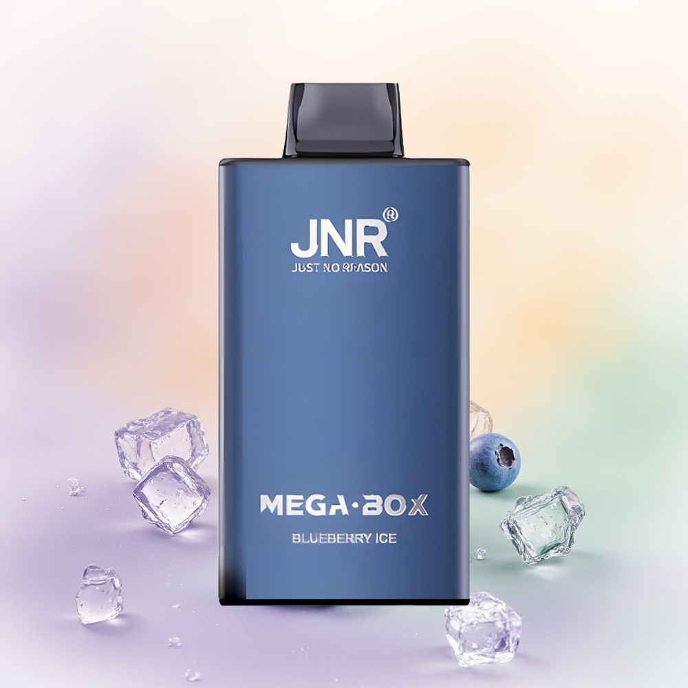JNR Mega Box 25000 توت أزرق جليد مع شحن سريع