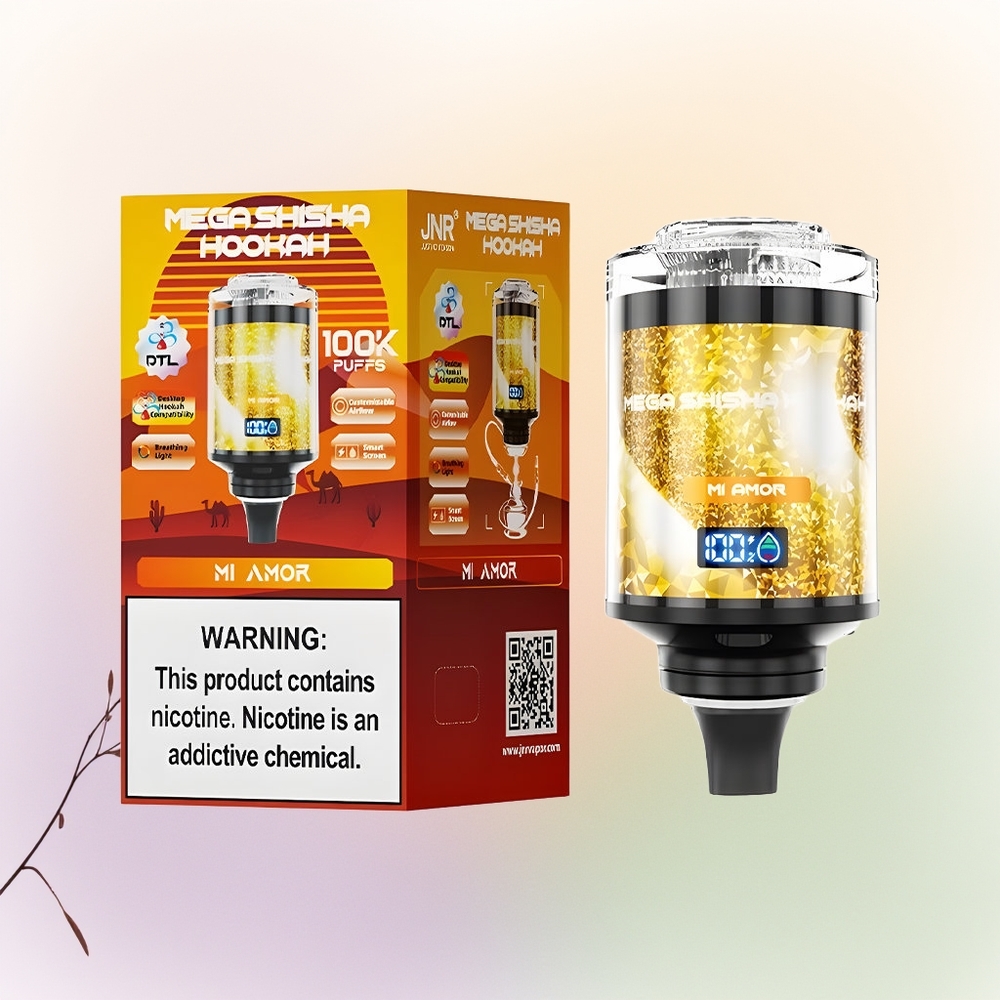 JNR Mega Shisha Hookah 100K حبّي الإضاءة المتغيرة