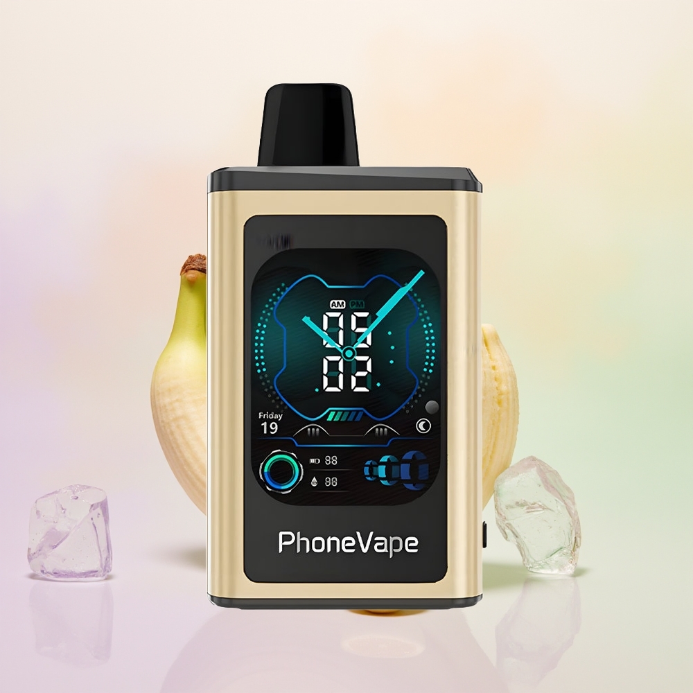 JNR PhoneVape 30000 آيس الموز مع شاشة كاملة