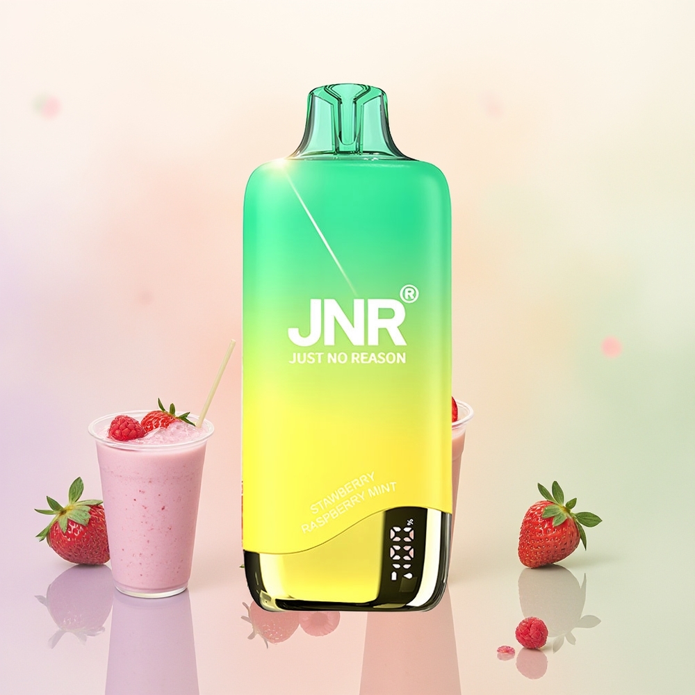 JNR Rainbow 10500 فراولة توت العُلّيق نعناع بشاحن USB Type-C