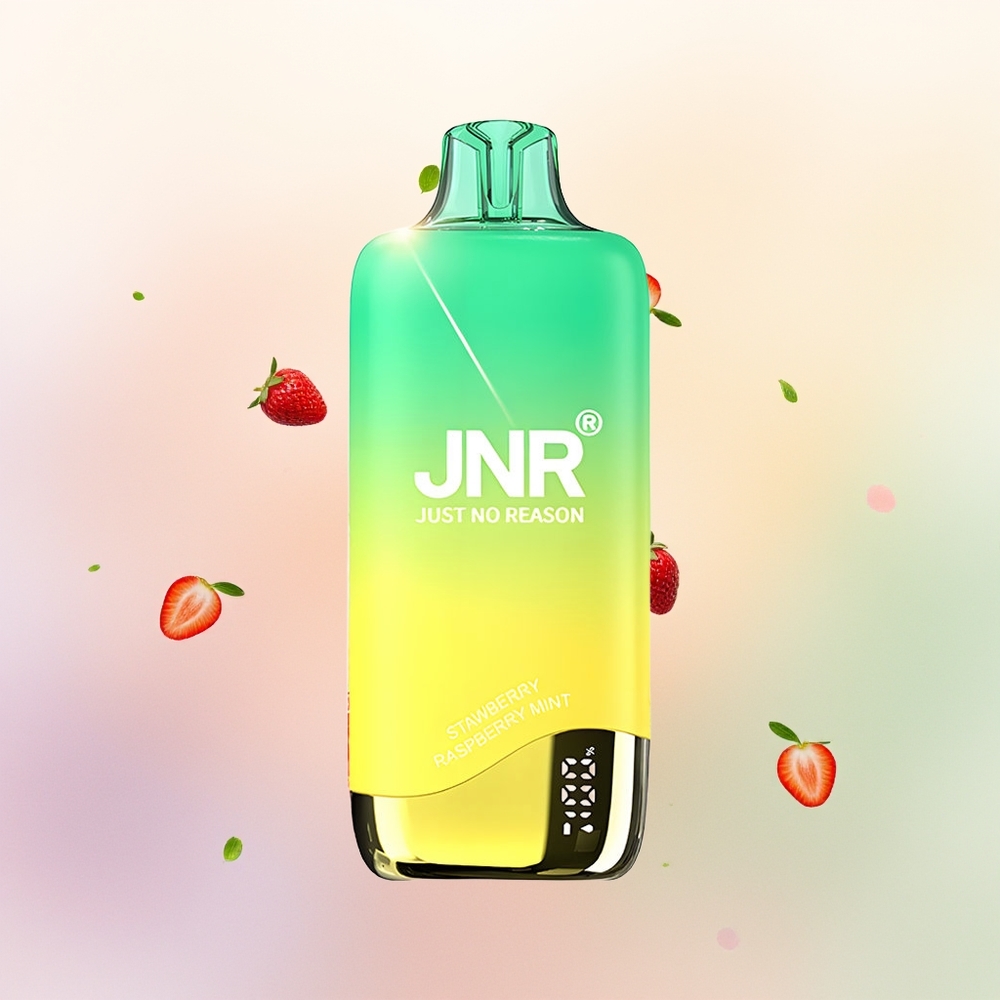 JNR Rainbow 10500 فراولة خوخ بالنعناع مع بطارية 600 مللي أمبير