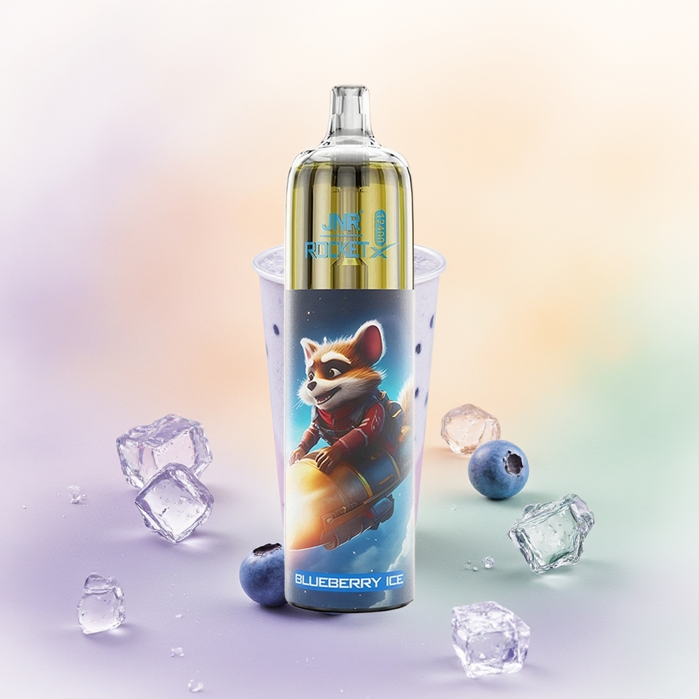 JNR Rocket-X 12400 توت أزرق مثلج مع تيار هواء قابل للتعديل