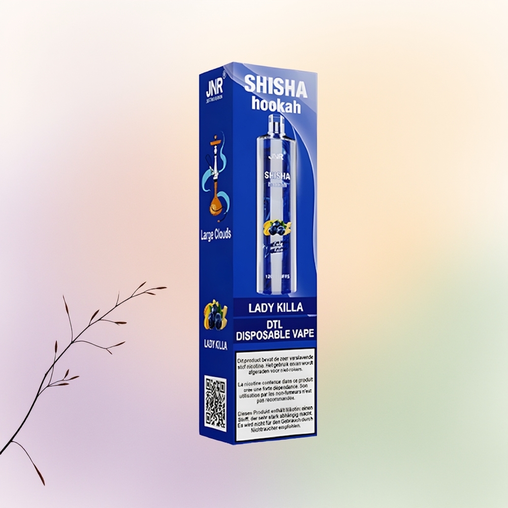 JNR Shisha Hookah 12000 سيدة القاتلة 750 مللي أمبير