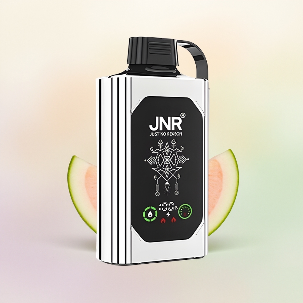 JNR Shisha Hookah Box 20500 النعناع المزدوج بالبطيخ مع شاحن نوع-سي سريع