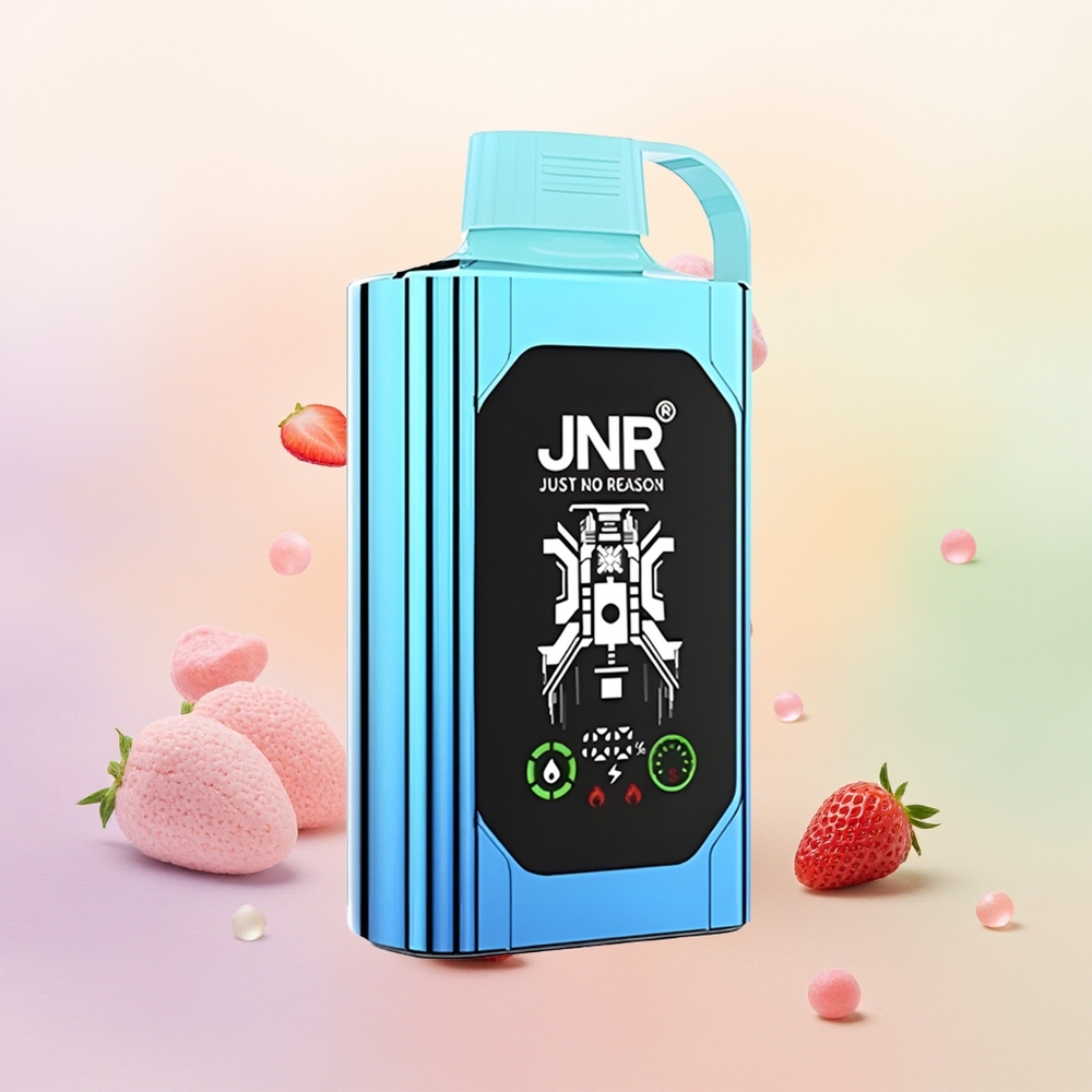 JNR Shisha Hookah Box 20500 حلوى الفراولة والتوت مع شحن سريع نوع سي