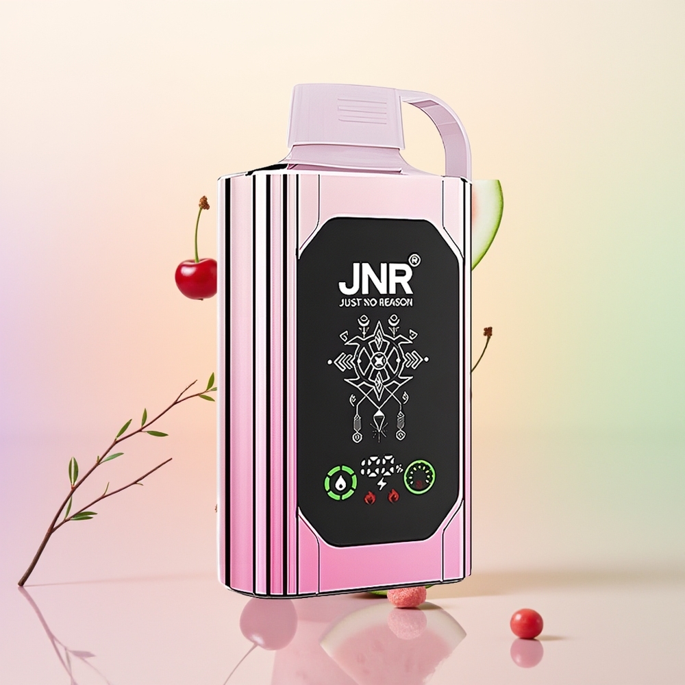 JNR Shisha Hookah Box 20500 عصير البطيخ والكرز المجمد بشحن سريع من النوع-سي