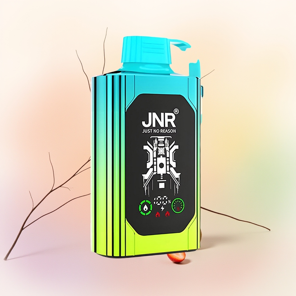 JNR Shisha Hookah Box 20500 فراولة كيوي بشاشة عالية الدقة وشحن سريع نوع سي