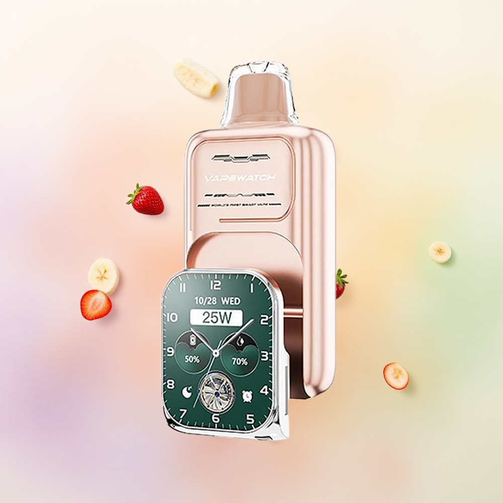 JNR VapeWatch 30000 الفراولة الموز مع شاحن سريع نوع سي