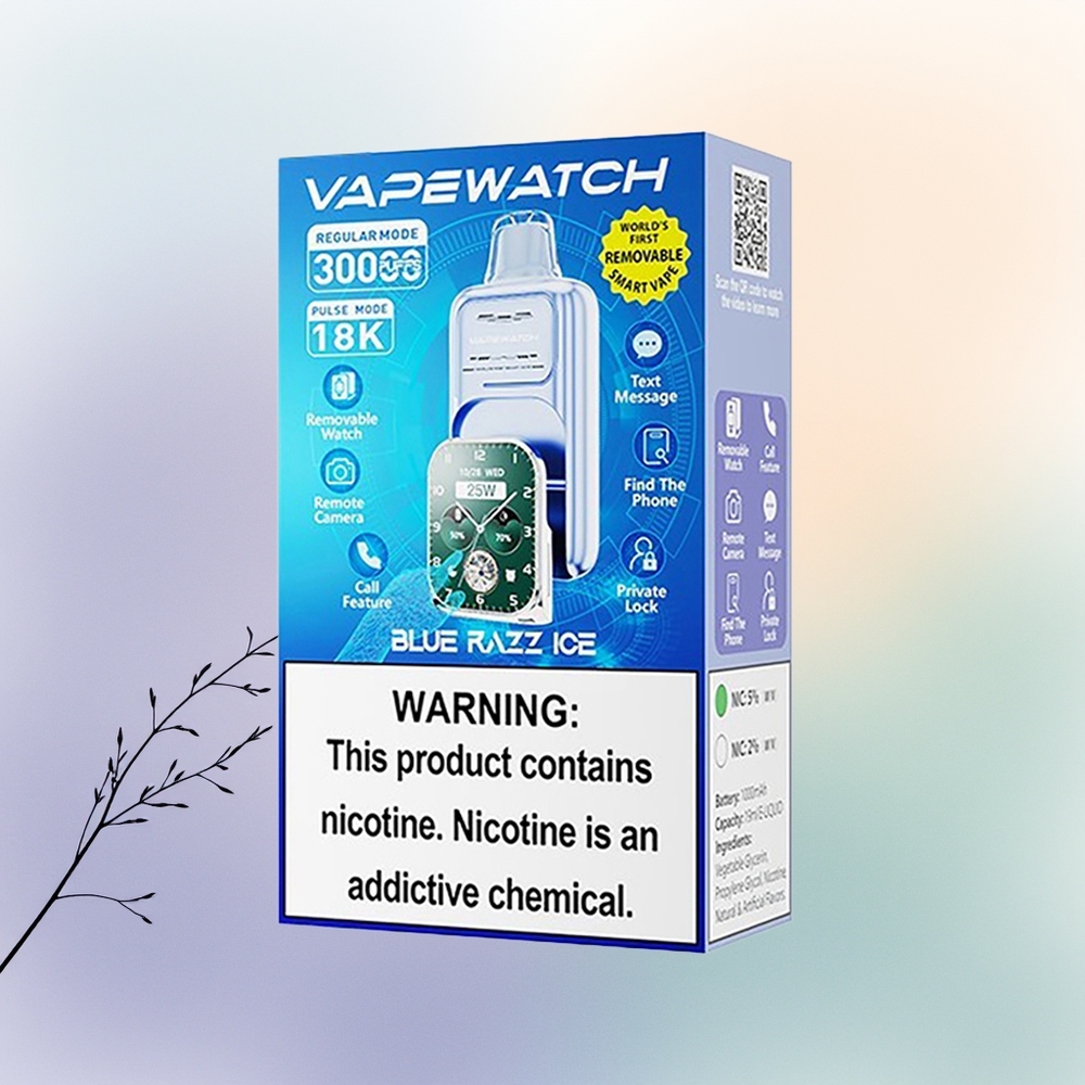 JNR VapeWatch 30000 بلو راز آيس - 19 مل