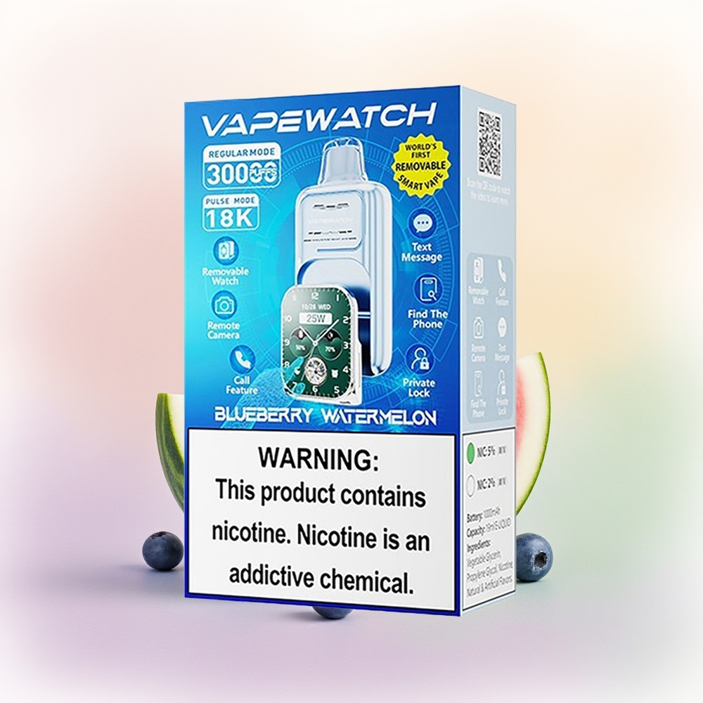 JNR VapeWatch 30000 عنب_بطيخ_شحن_سريع