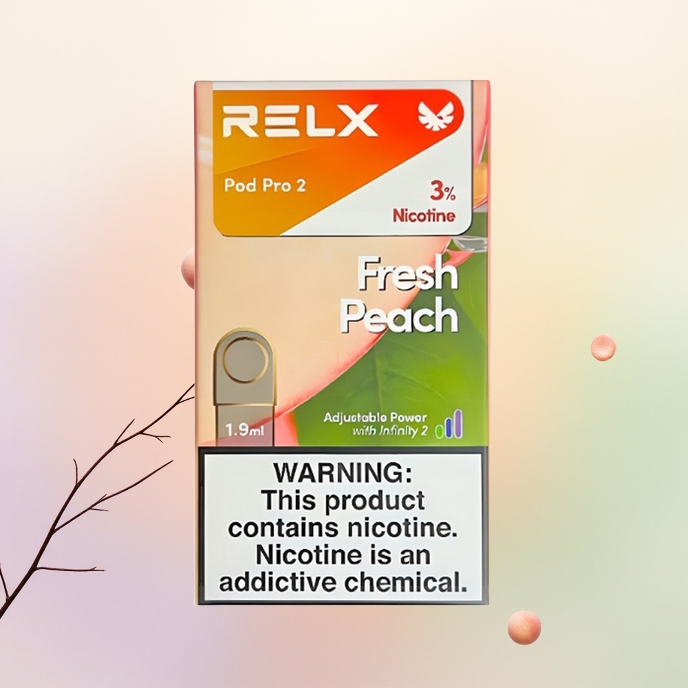 Relx Pod Pro 2 Vape Device خوخ طازج - سعة 19 مل - 3 أوضاع