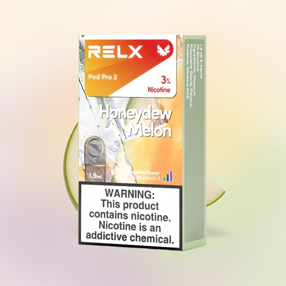 Relx Pod Pro 2 Vape Device عسل الندى البطيخ مع 19 مل و 3 أوضاع