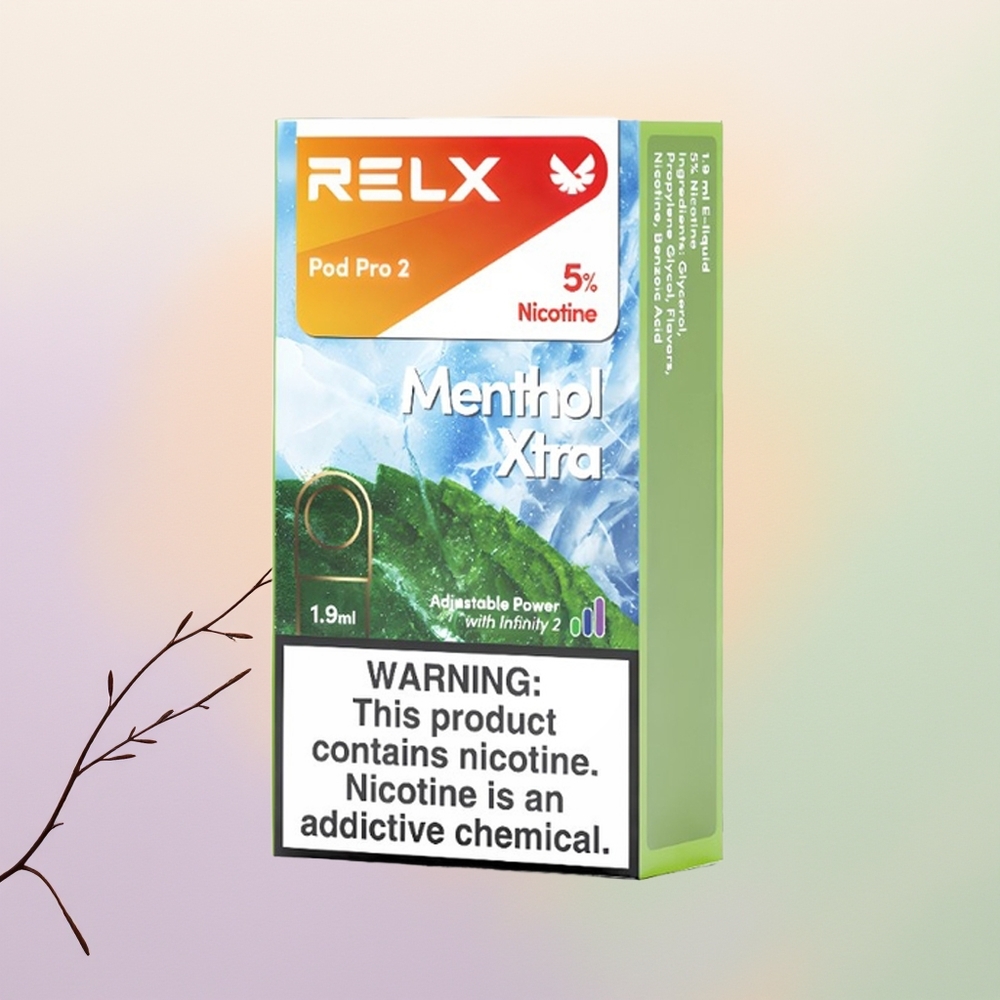 Relx Pod Pro 2 Vape Device منتول إكسترا برو 2 بسعة 19 مل ووضعيات 3