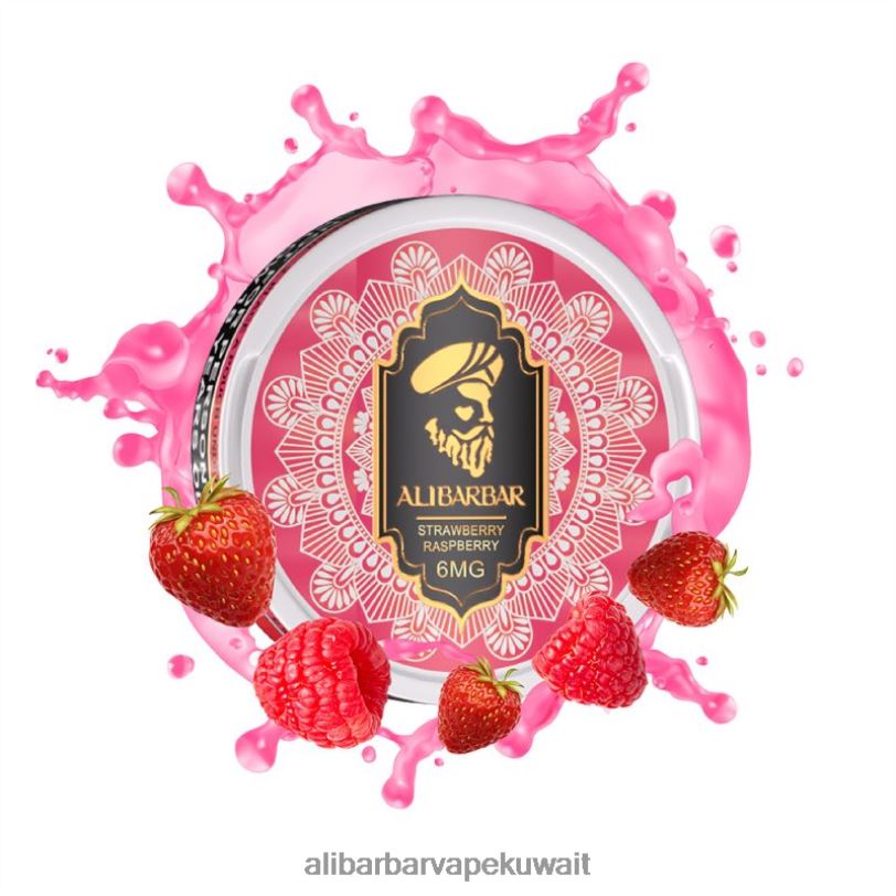 Alibarbar Vape Kuwait - الفراولة، التوت 4T8VD92 Alibarbar أكياس النيكوتين