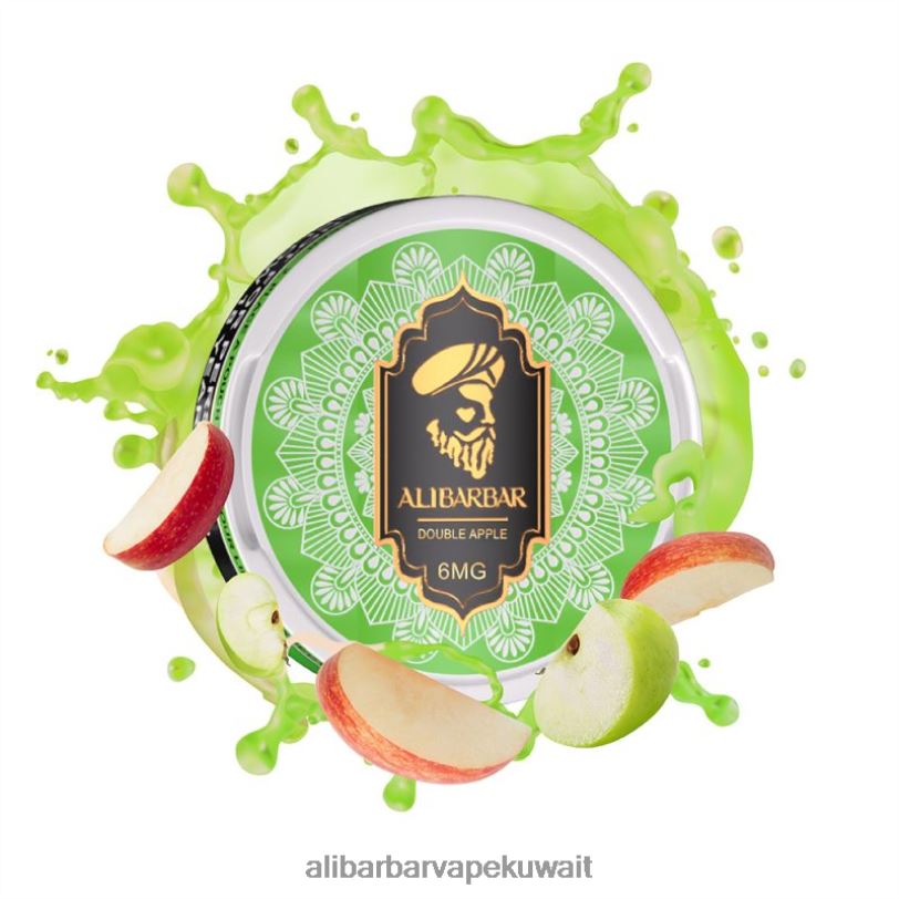 Alibarbar Vape Nicotine Content - تفاحة مزدوجة 4T8VD96 Alibarbar أكياس النيكوتين