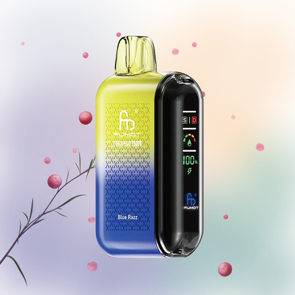 Fumot Tornado 20000 العنب الأزرق مع محرك أحادي