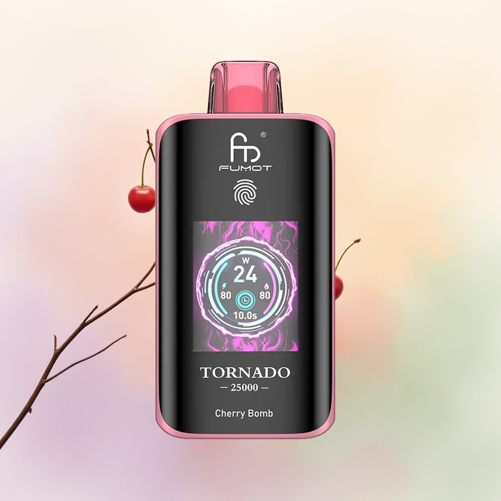 Fumot Tornado 25000 كرزية شاشة عالية الوضوح