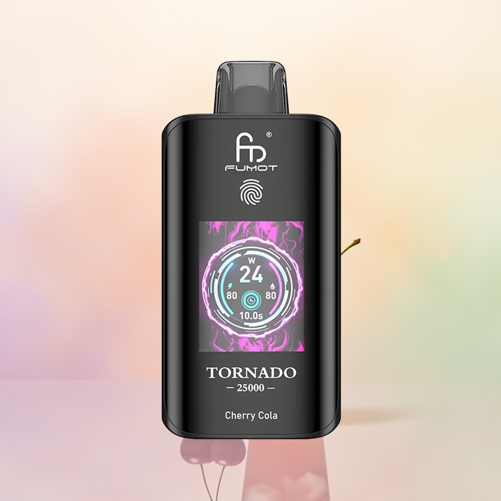 Fumot Tornado 25000 كرزي كولا شاشة عالية الدقة