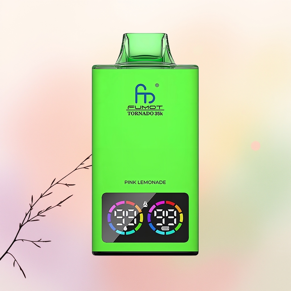 Fumot Tornado 35000 عصير الليمون الوردي مع ملف مزدوج