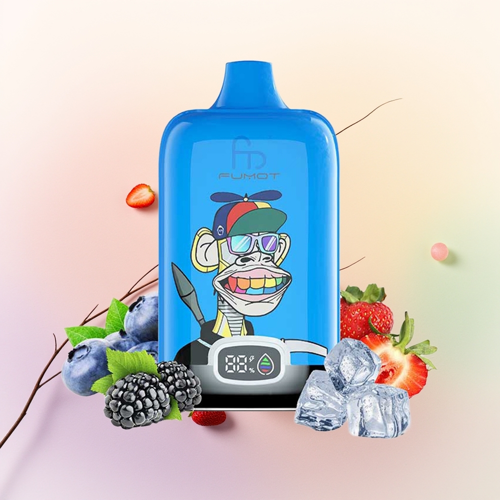 Fumot Tornado Digital Box 12000 فراولة عنب شبكية