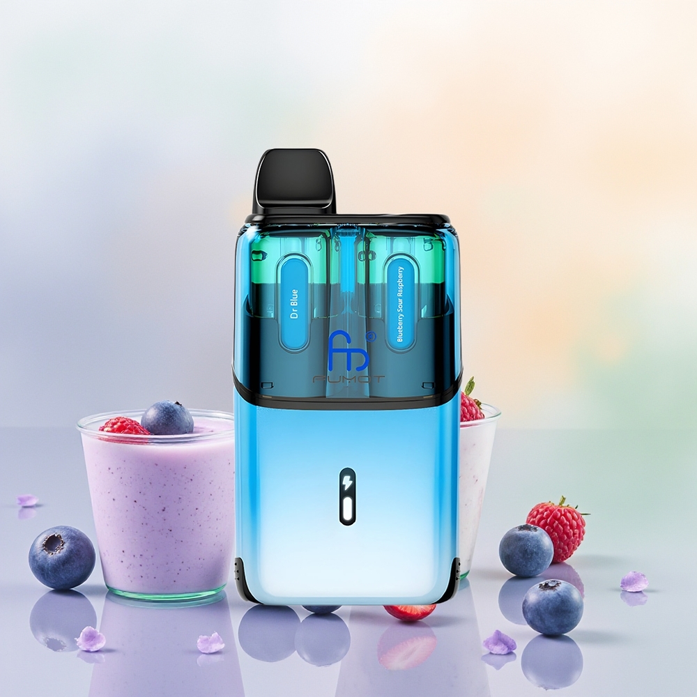 Fumot Ultra T32000 دكتور بلو - بلوبيري حامض التوت مع شحن سريع