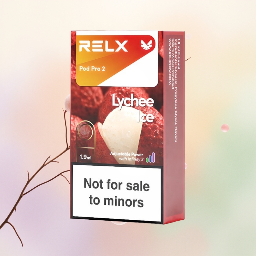 Relx Pod Pro 2 Vape Device لؤلؤة الجليد مع 1.9 مل و3 أوضاع