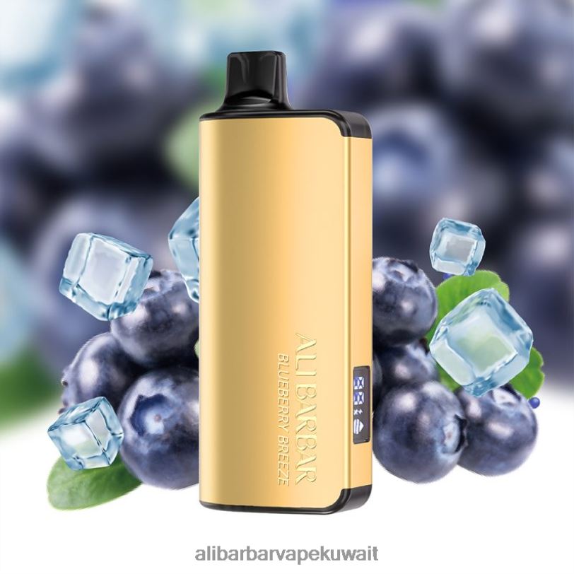 Alibarbar Vape Kuwait - نسيم التوت 4T8VD32 Alibarbar Ingot 20000 سيجارة للاستعمال مرة واحدة