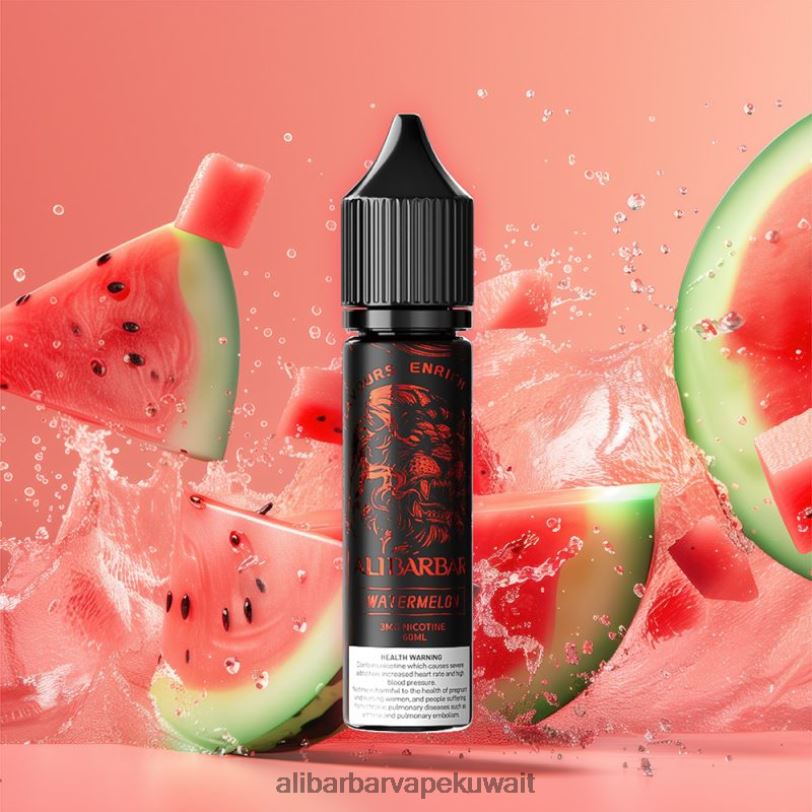 Alibarbar Vape Kuwait - بطيخ 4T8VD110 Alibarbar رصيف الشيشة الجزع