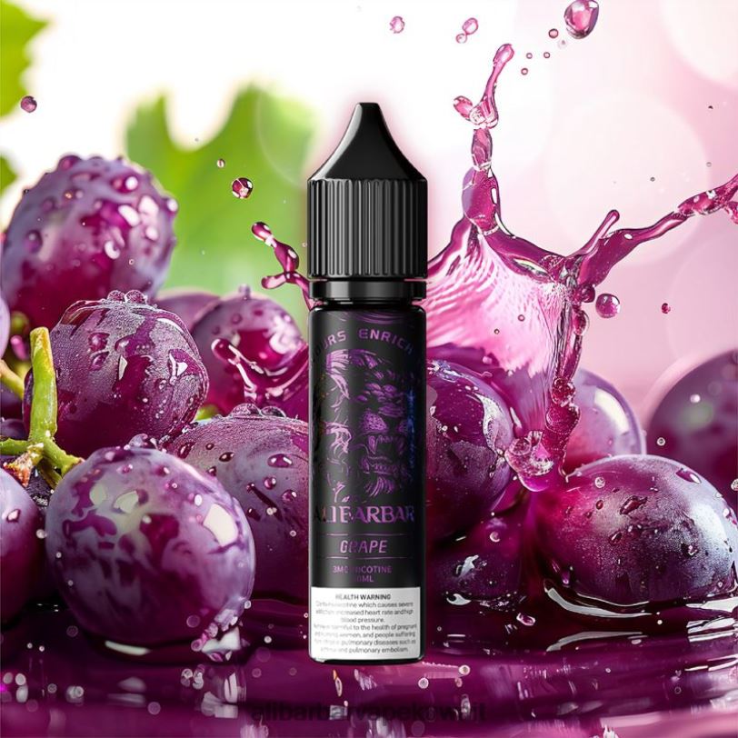 Alibarbar Vape Nicotine - العنب 4T8VD105 Alibarbar رصيف الشيشة الجزع
