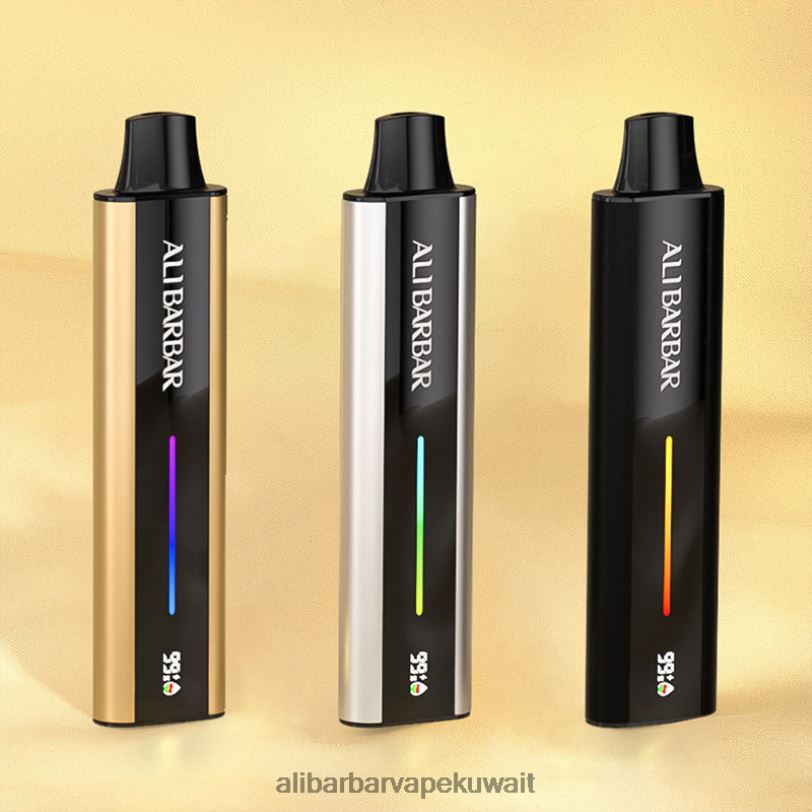 Alibarbar Vape Nicotine - بلاك بيري 4T8VD69 Alibarbar Flare vape قابل لإعادة التعبئة